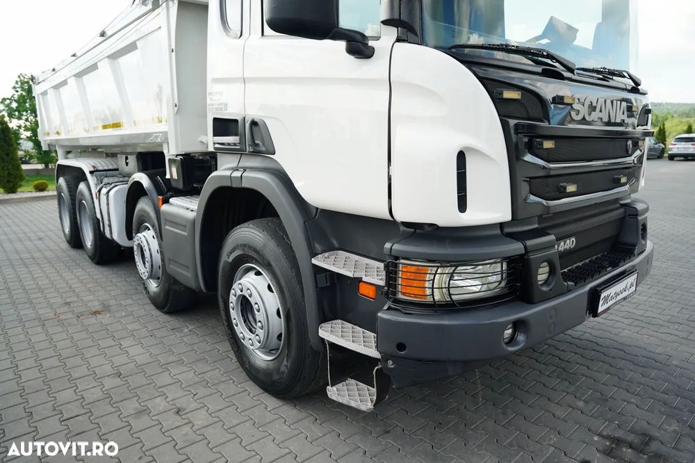 Scania P 440 / 8x4 / BASCULATOR 2 LATERAL / HYDRODOXY / BORDMATIC / / EURO 5 EEV - 17