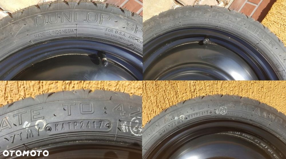 KOŁO Felga z oponą 125/70 D16 96M 4Tx16FH ET39 - 3