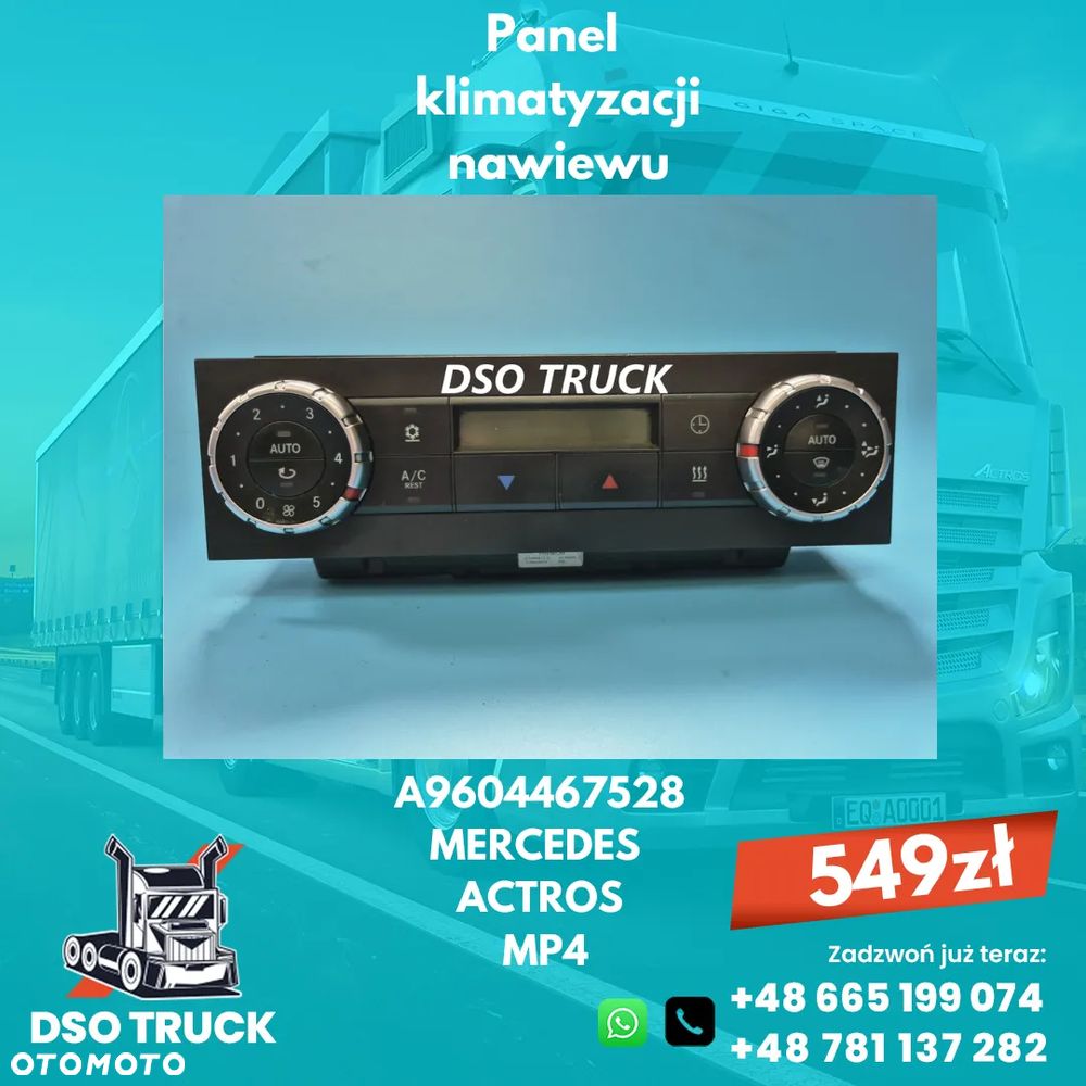 Panel klimatyzacji nawiewu MERCEDES ACTROS MP4 - 1