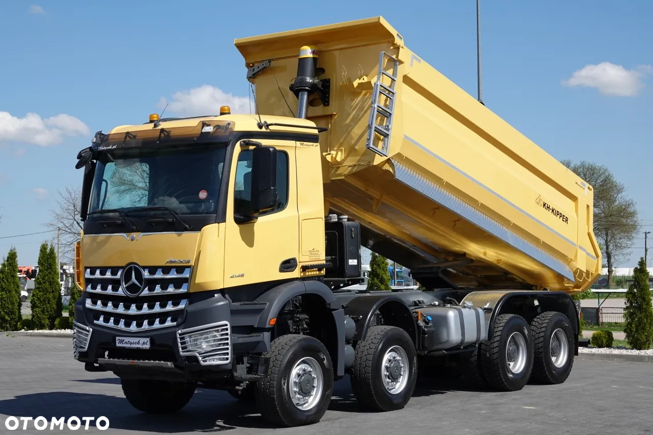 Mercedes-Benz AROCS 4145 / 8x8 / WYWROTKA TYLNOZSYPOWA / KH KIPPER  / EURO 6 - 16