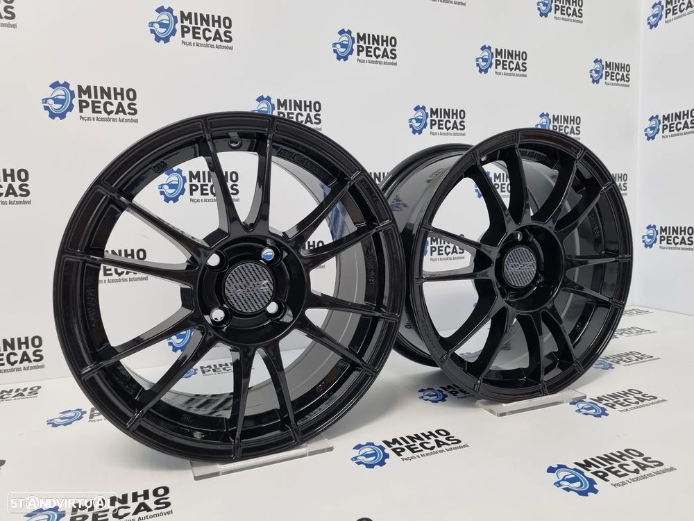 Jantes Look OZ Ultraleggera em 15 (4x100) Preto Brilho - 3