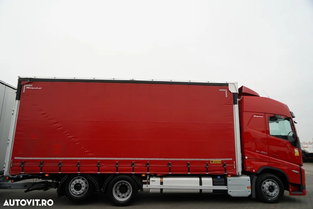 Volvo FH 460 / COMBINAT TANDEM / 120 M3 / TRANSIT / I-SAVE / I-PARK COOL / DIRECȚIE CU AX RIDICAT / WIELTON / CORTINĂ ARMATĂ - 12