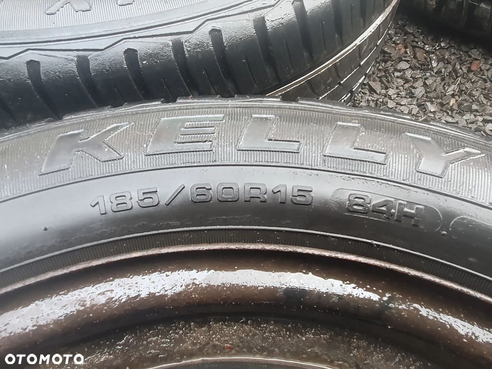 FELGI STALOWE + OPONY  6R0601027R 15" ET38 5X112X57.1 6JX15H2 SKODA RAPID 1 I + OPONY LETNIE - 6