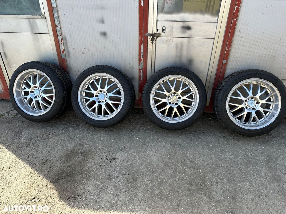 Set jante aliaj AUDI Q7 cu cauciucuri noi-nouțe allseason 285/40R20 Goodyear - 1