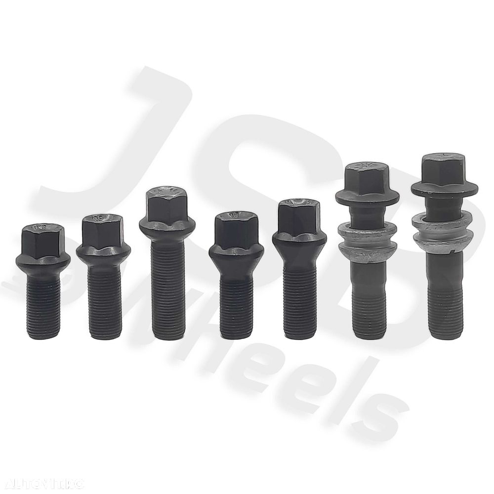 Prezoane jante negre noi M15x1.25 pentru Mercedes GLE si GLS - 1