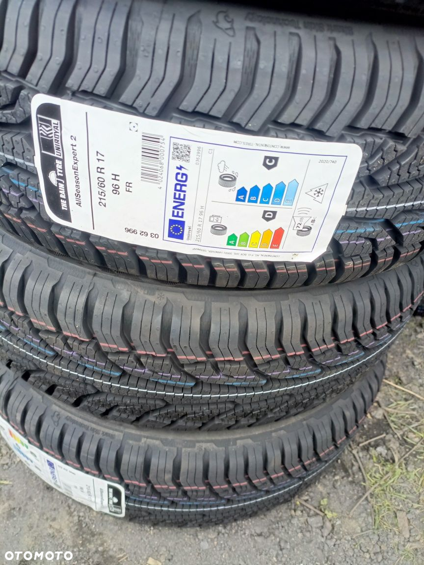 Nowe opony całoroczne wielosezonowe 215/60/17 uniroyal 2025r - 2