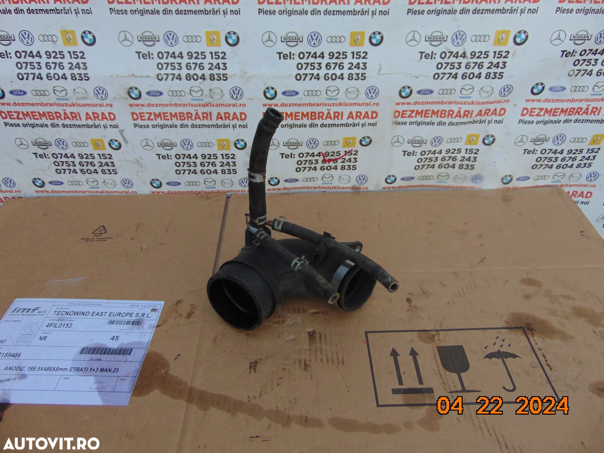 Conducta admisie aer Suzuki Grand vitara 1.6 benzina m16a sx4 fiat sedici - 1