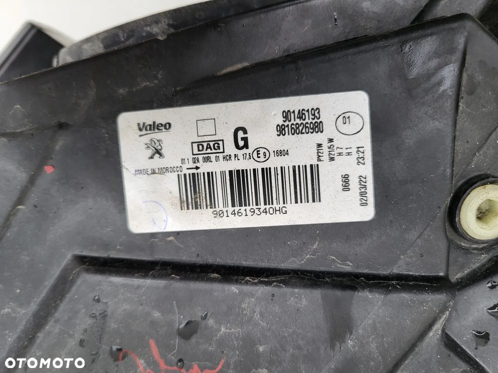 Lampa lewa przednia Peugeot Partner IV - 9