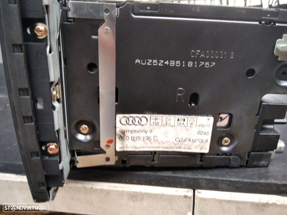 Rádio Audi A4 2007 8E0035195V - 2
