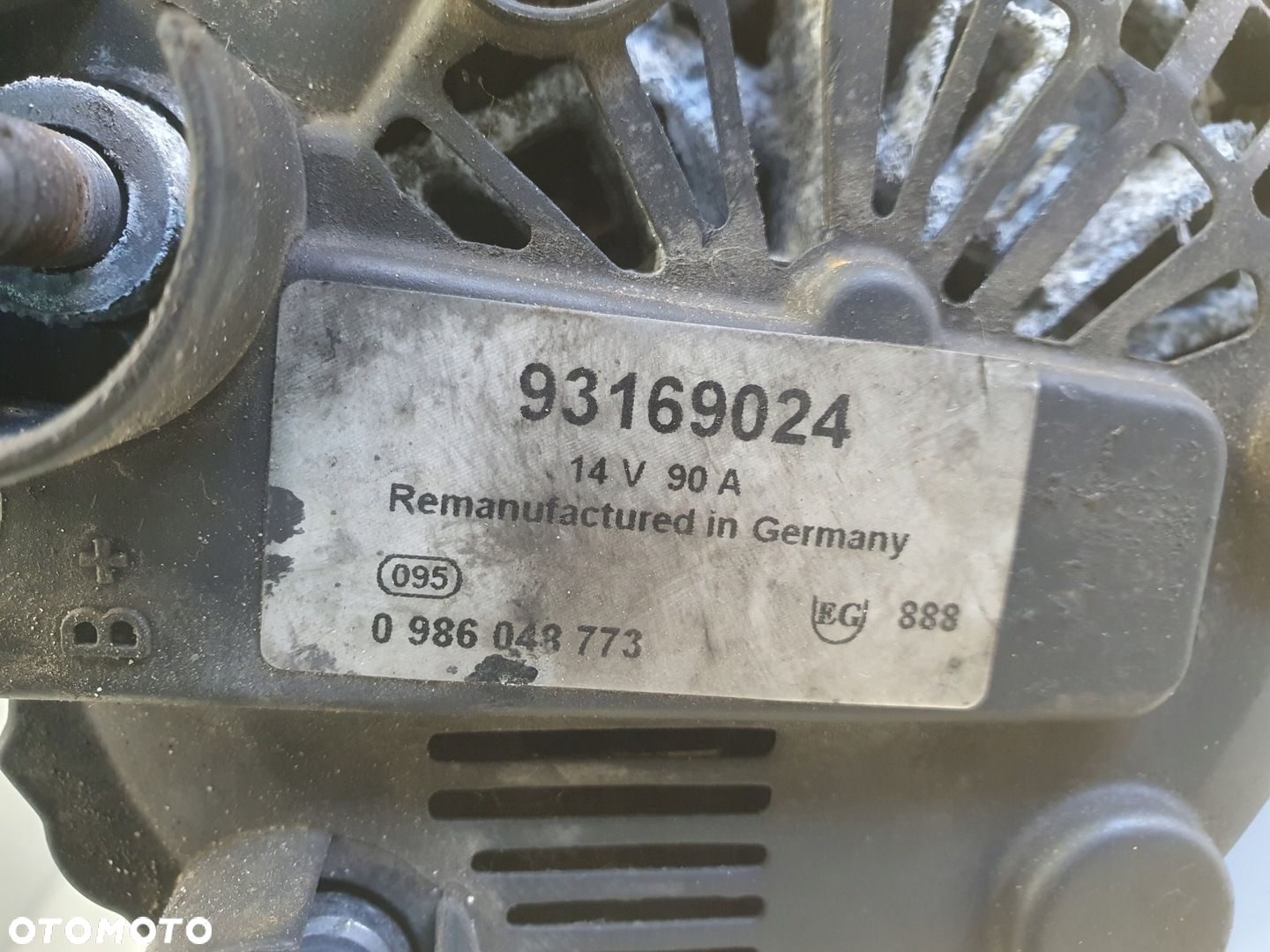 Opel Corsa C 1.3 CDTI ALTERNATOR 93169024 90A - 2