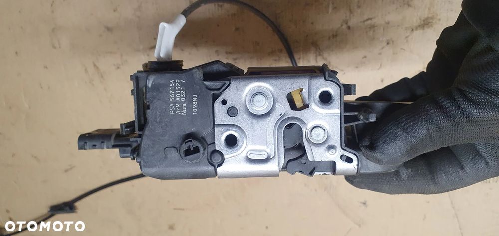 Zamek drzwi lewy przód przedni lewy Peugeot 308 T7 567154 - 6