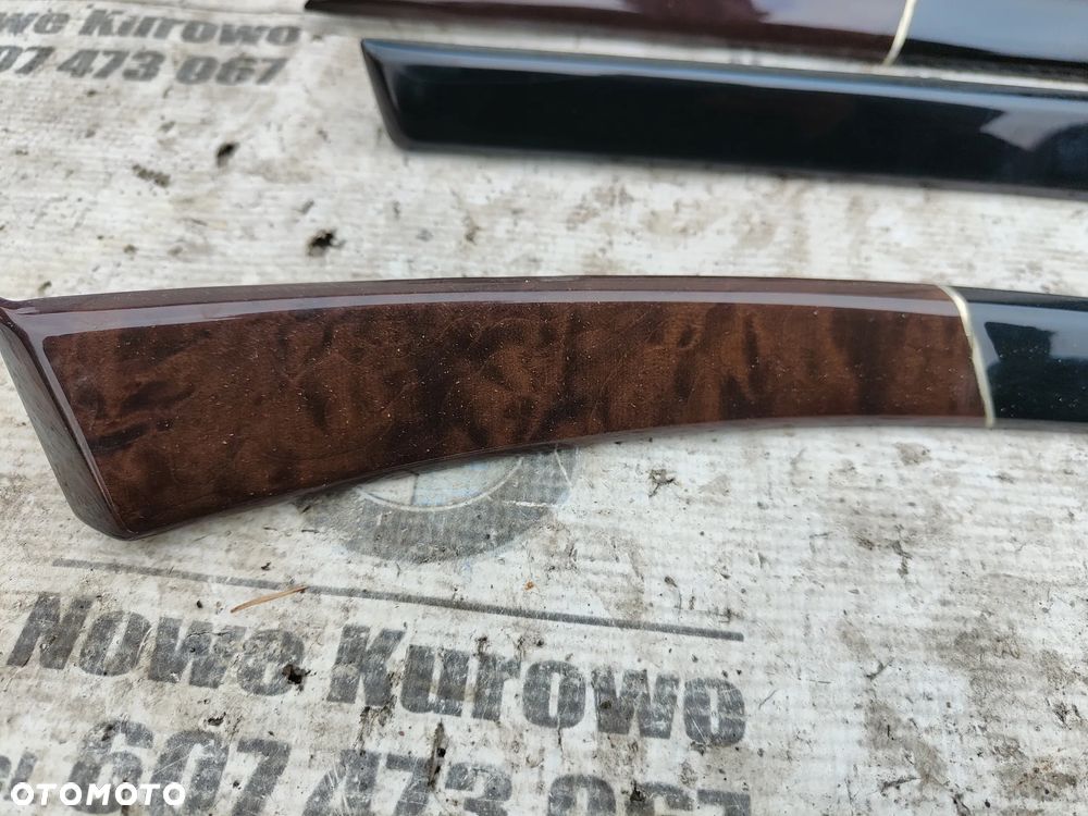 BMW E39 Dekory wnętrza listwy INDIVIDUAL kierownica drewno - 5