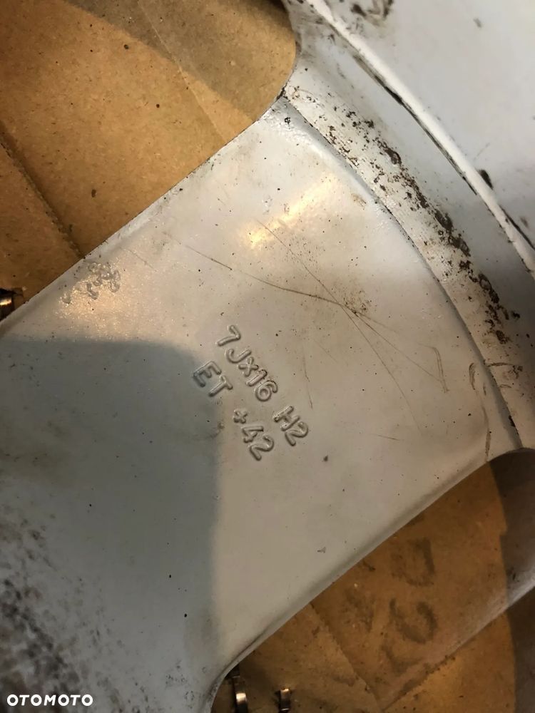 5634. Felgi Aluminiowe Alufelgi R16 5x112 57,1 MM ET 42- Komplet - 4 Szt - Audi A6 C6 A4 B7 - Gwarancja Wysyłka Montaż - 7
