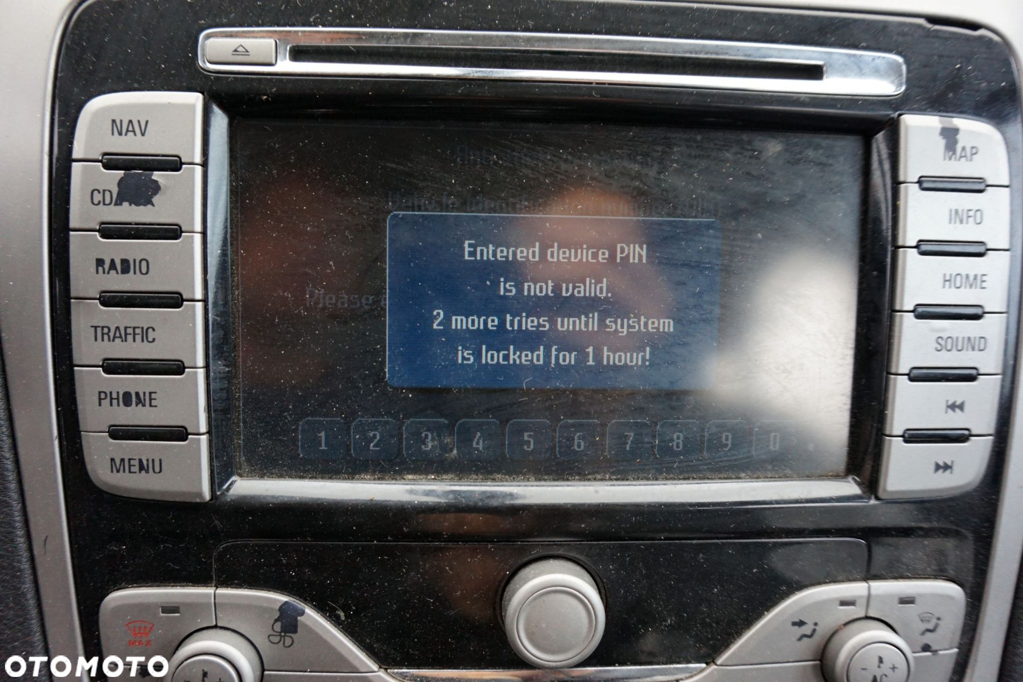 RADIO NAWIGACJA FABRYCZNA S-MAX I MK1 8S7T-18K931-BB FORD 2006-2010 - 4