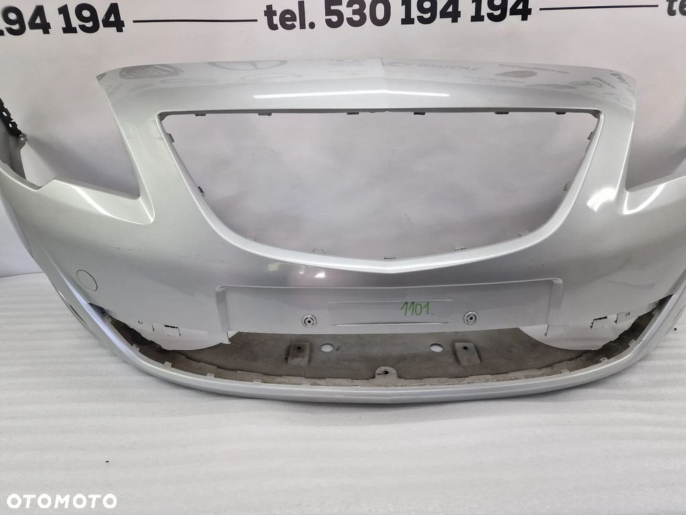 OPEL MERIVA B II 10- ZDERZAK PRZEDNI PRZÓD , KOLOR SREBRNY METALIK , NR 13267699 , NR AUKCJI NZ1101 - 9