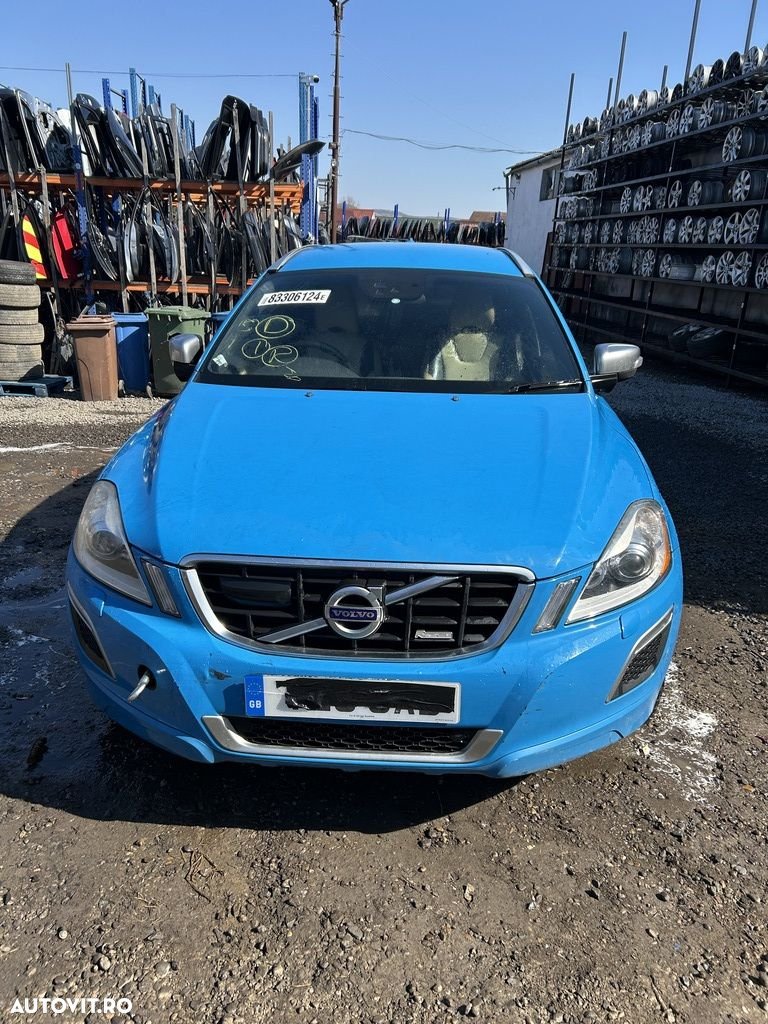 Bara fata Volvo XC60 2008 - 2013 ALBASTRU (1233) model cu spalatoare far - 6