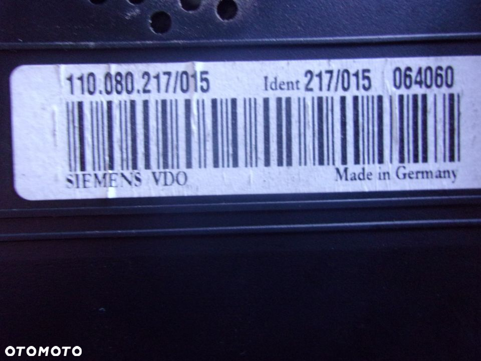 LICZNIK ZEGAR VW Touran 110080217/015 - 2