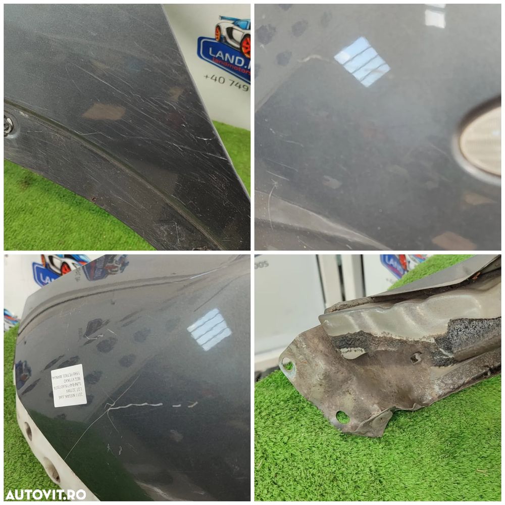 ARIPA FATA STANGA NISSAN JUKE SUV F15 / 2010 2011 2012 2013 2014 / COD OEM F31011KKMB / F31011KKAA  (3C3) - 8
