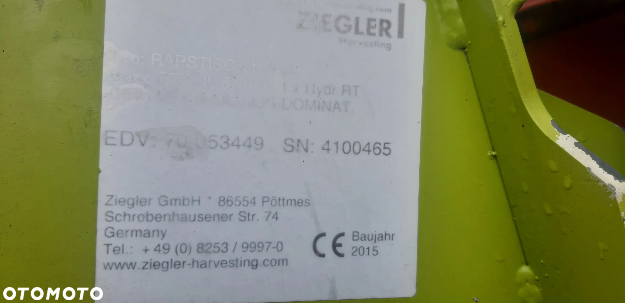 Stół do rzepaku Claas ZIEGLER 5,1m - 6