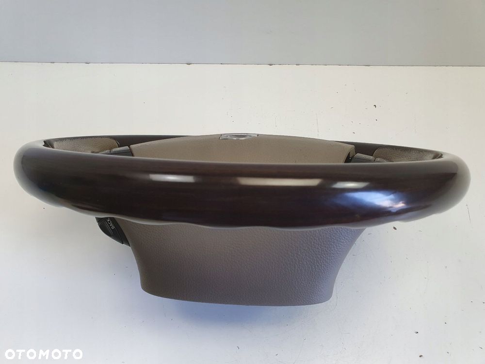 Volvo XC90 I lift DREWNIANA KIEROWNICA drewno SKÓRZANA skóra multifunkcja - 5