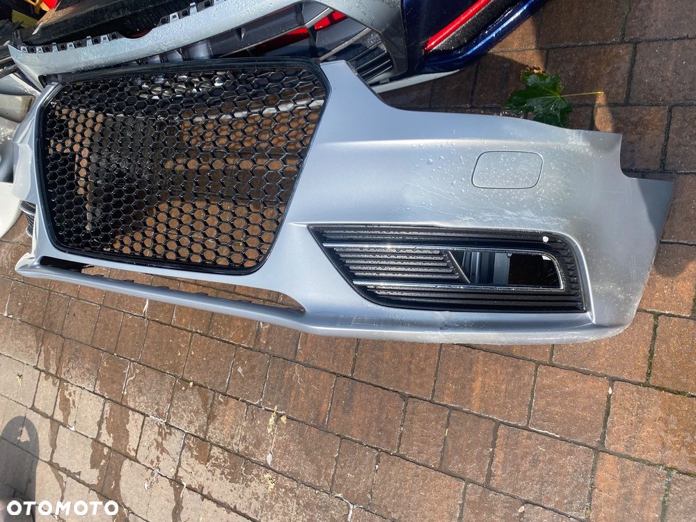AUDI A4 B8 LIFT 12-16 ZDERZAK SPRYSK LX7W ORG. - 2