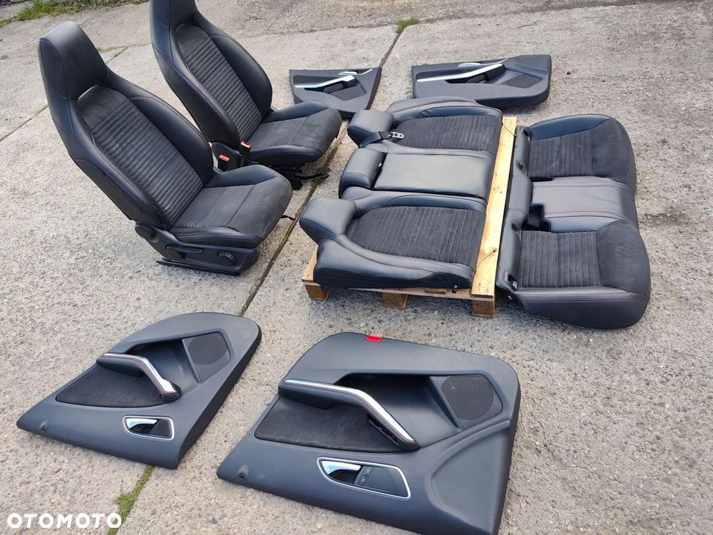 mercedes w176 amg fotele kanapa komplet uk - 3