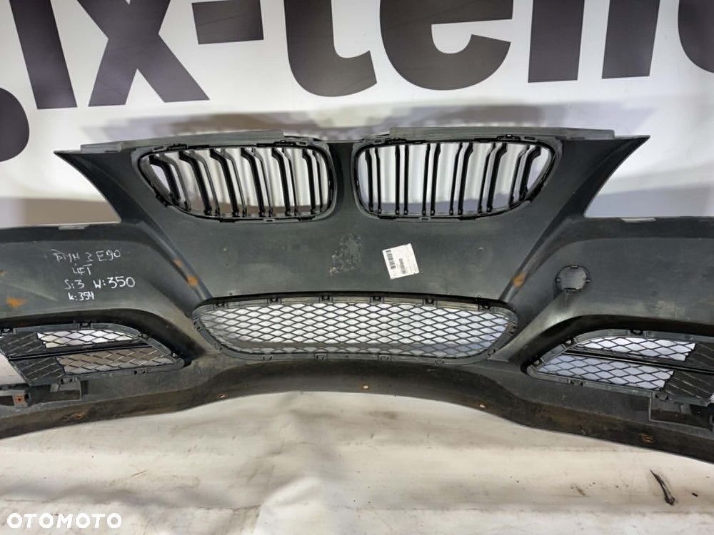 BMW 3 E90 Lift Zderzak Przód Przedni 08-12 354 Titansilber - 13