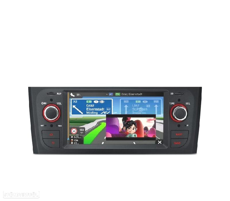 AUTO RÁDIO GPS ANDROID 13 PARA FIAT GRANDE PUNTO LINEA - 11