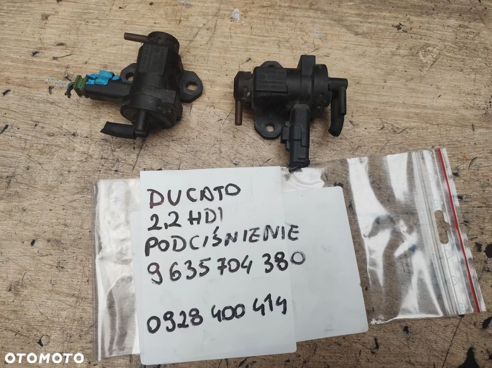 CITROEN C8 XSARA peugeot 307 partner   2,0hdi zawór podciśnienia 2,2hdi - 3