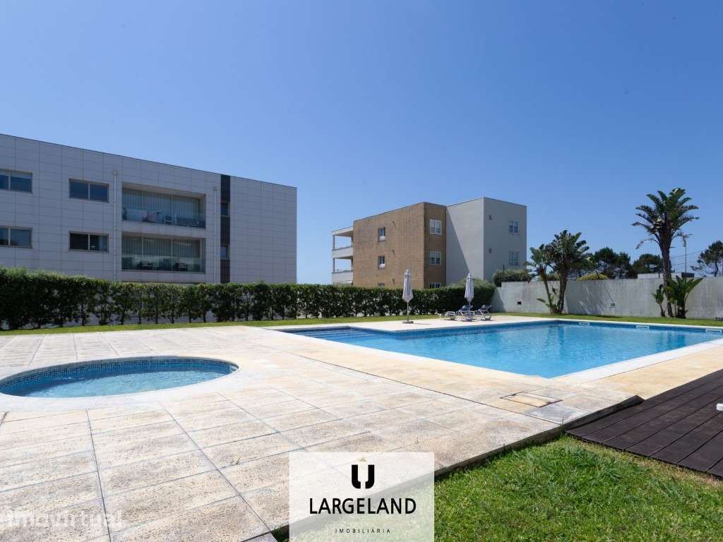 Apartamento T3 | vista mar | condomínio com piscina | Praia Madalena - Grande imagem: 2/39
