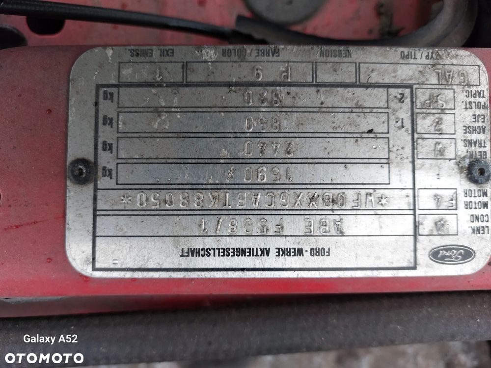 Maska FORD ESCORT 96R. zderzaki,drzwi,lampy,klapa.... - 7