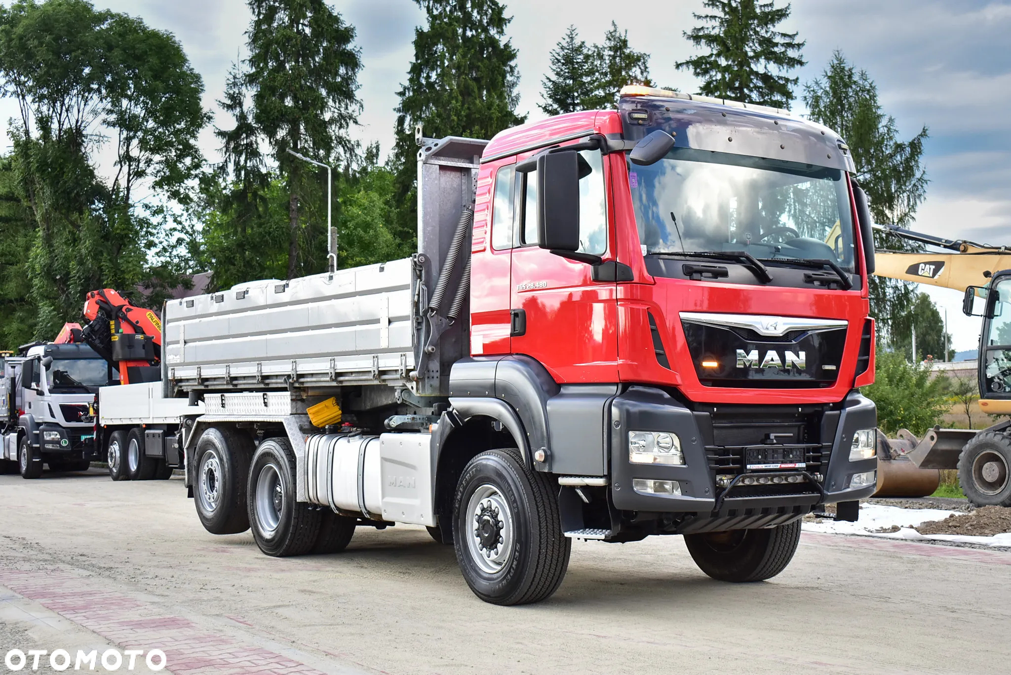 MAN TGS 28.480 6x4-4BL Wywrotka 3-Str. ** Bordmatic **! 65.000 KG Zestaw ! Przedni most/ Reduktor/ 4X4/6X6/ STAN PERFEKCYJNY ! SPROWADZONY Z AUSTRII ! - 2