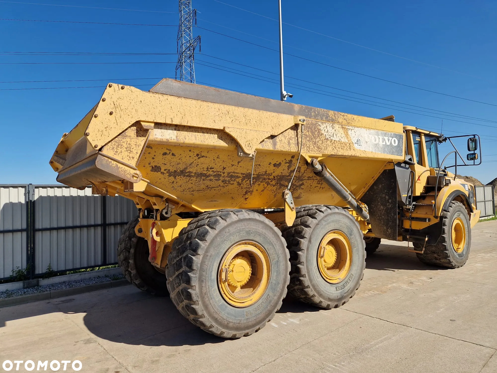 Volvo A30F * szerokie opony * burta tył * - 26