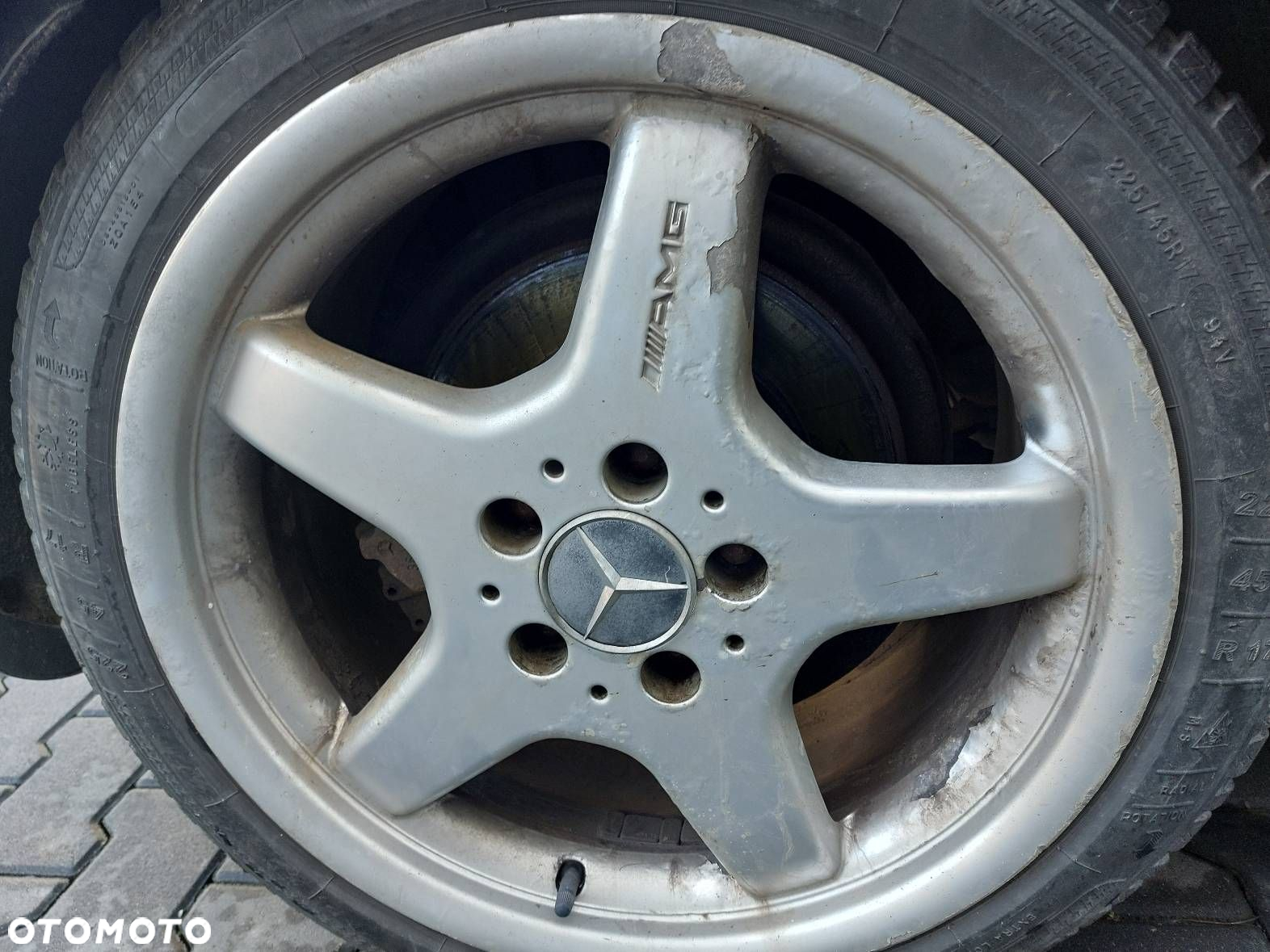 FELGI ALUMINIOWE 4SZT FI 66.6 5x112 17'' MERCEDES-BENZ W203 C180 - 3