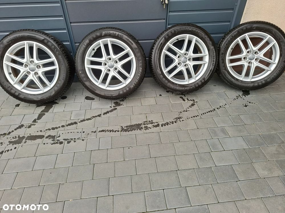 Felgi koła opony aluminiowe audi 225/55 /17  5×112 - 1
