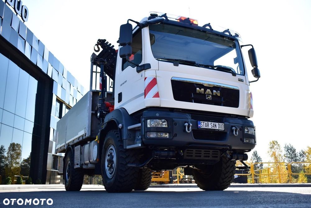 MAN TGM 18.340 4x4 PALFINGER PK 18002 HDS Żuraw Wciągarka - 8