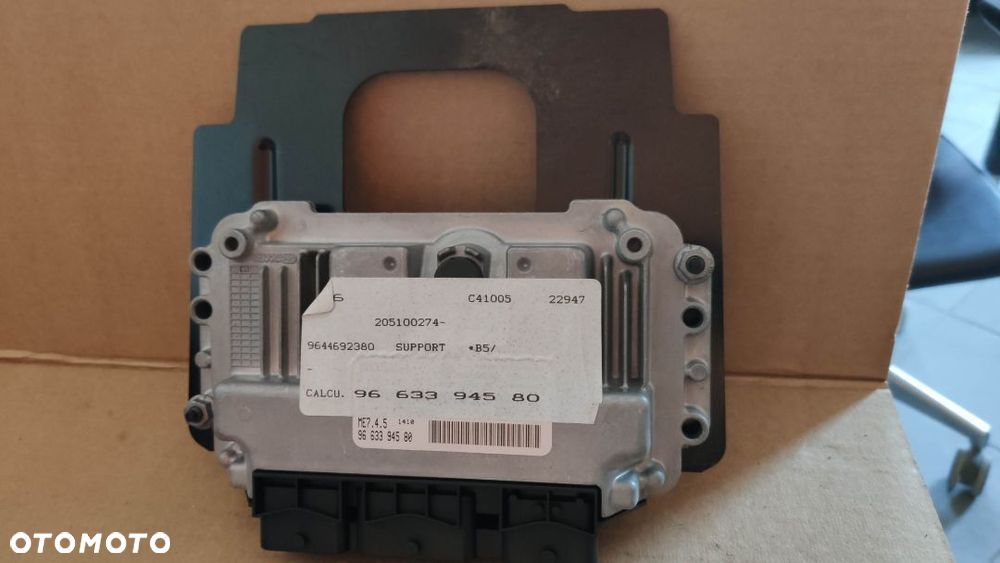 KOMPUTER STEROWNIK BSI IMMOBILIZER KLUCZYK CITROEN PEUGEOT 1.6 HDI 9663394580 9659285580 ORYGINAŁ - 10