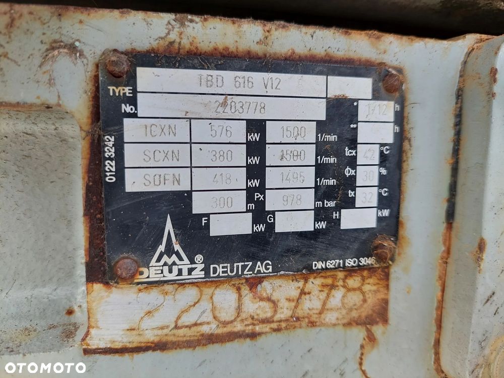 Silnik spalinowy Deutz TBD 616 V12 [kW-576][12-cylindrowy Turbo][ENG 3302][ST] - 14