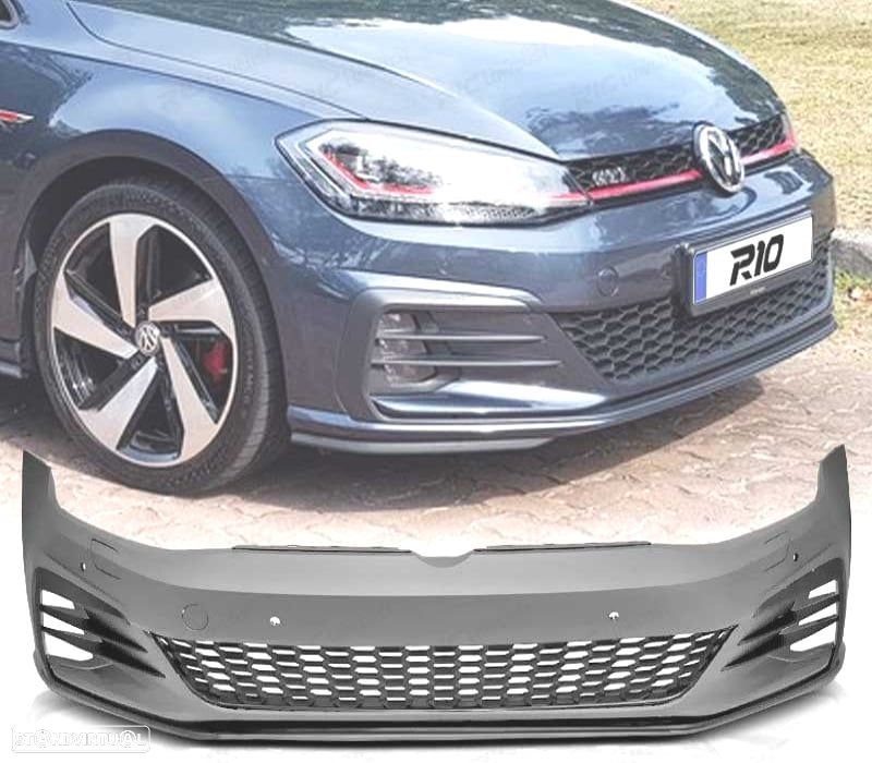 PARA-CHOQUES FRONTAL VOLKSWAGEN VW GOLF 7.5 17-19 LOOK GTI PDC - 1