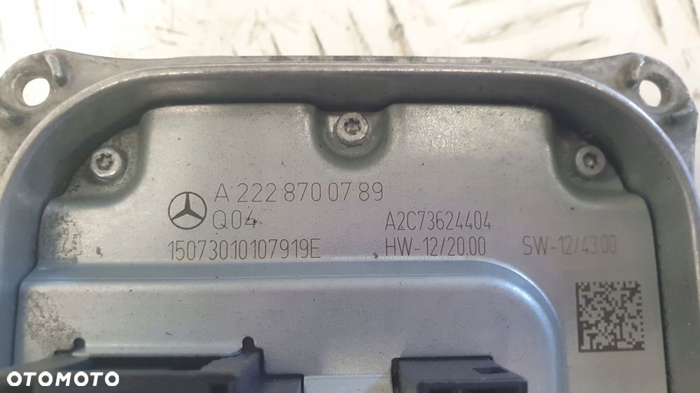 przetwornica moduł mercedes a2228700789 jeżyk 2804140082 - 2