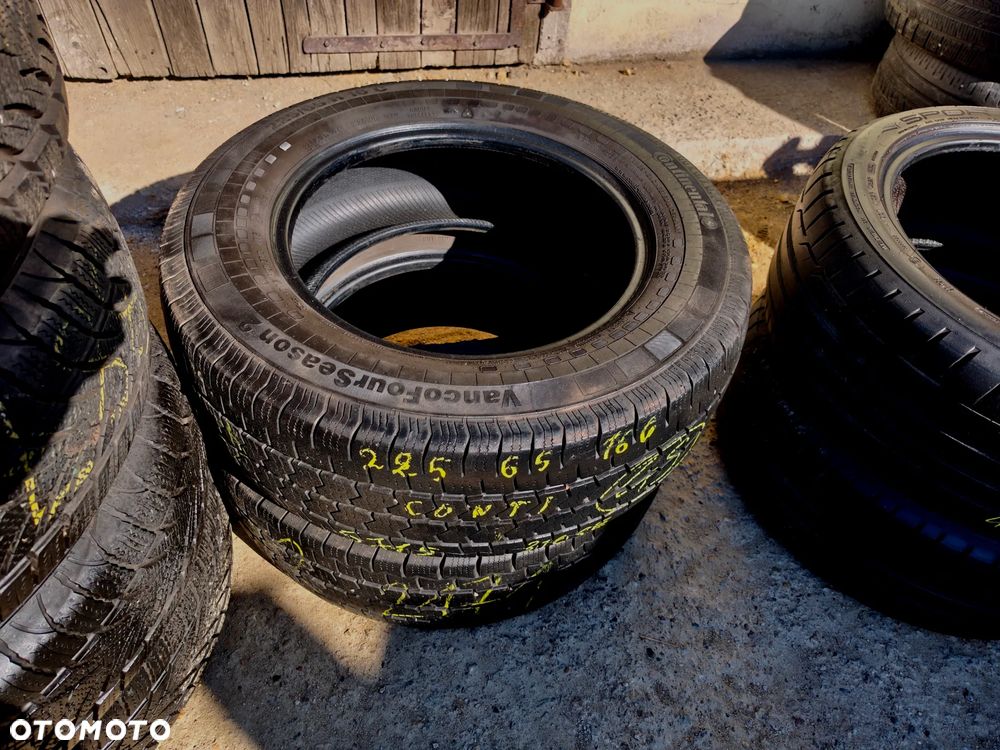 225/65R16C 16 C 112/110R 4szt. 4x Opony Całoroczne Wielosezonowe CONTINENTAL VancoFourSeason 2 5,5mm Legnica ALU-RAD 225/65 - 11