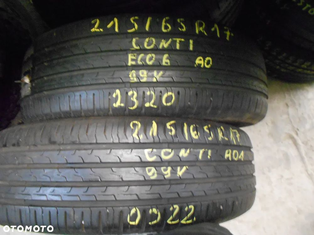 OPONY 215/65R17 CONTINENTAL ECO CONTACT 6 AO DOT 0322 /2320 7,2MM - 1