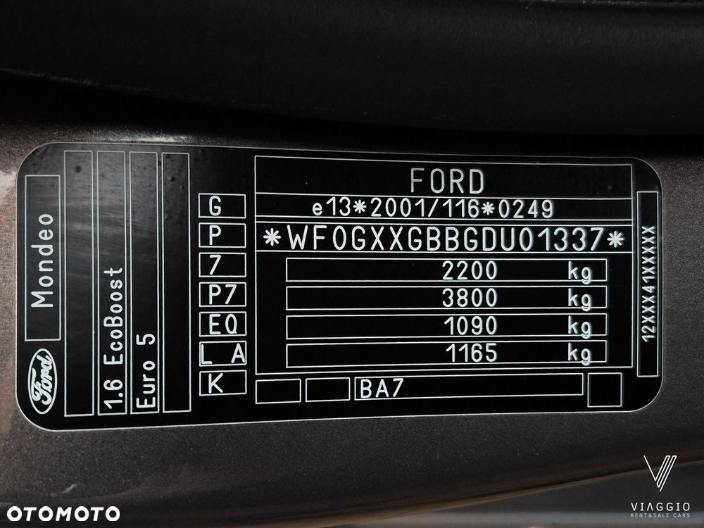 Ford Mondeo 1.6 Eco Boost Start-Stopp Champions Edition - 7
