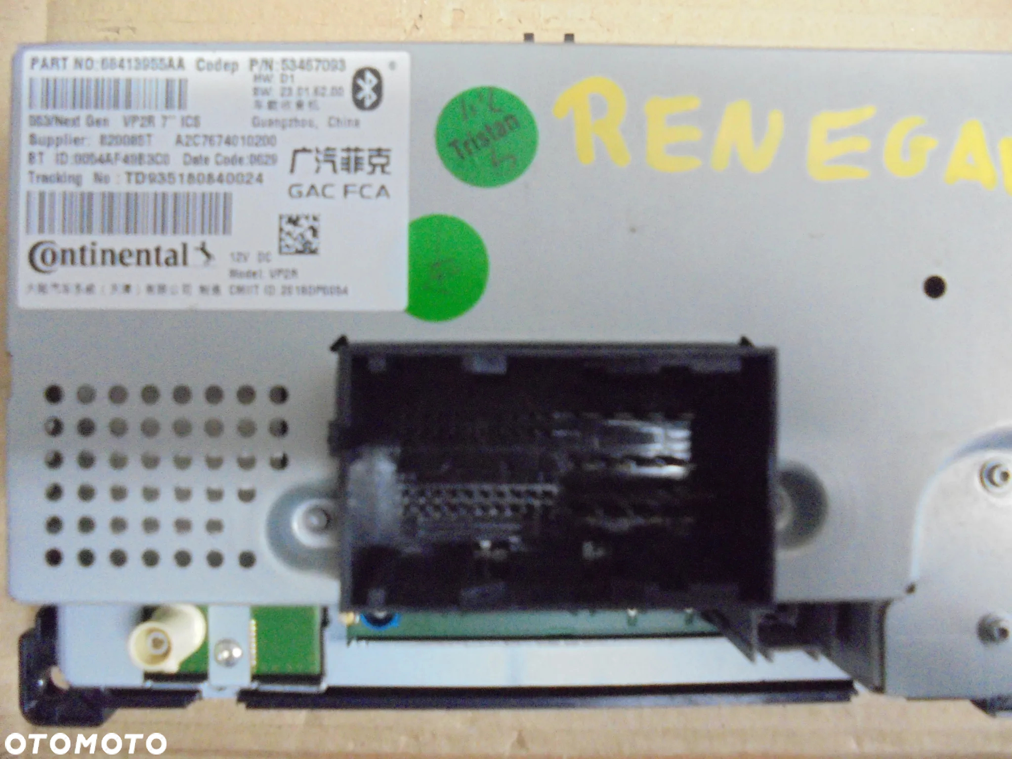 RADIO JEEP COMPASS/ RENEGADE 68413955AA - 2