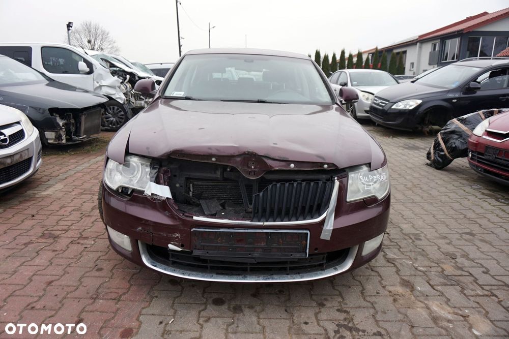 SKODA SUPERB LB LIFTBACK 2008 LF3X 2.0 TDI BMP 140KM KNS Rosso Brunello na części - 8