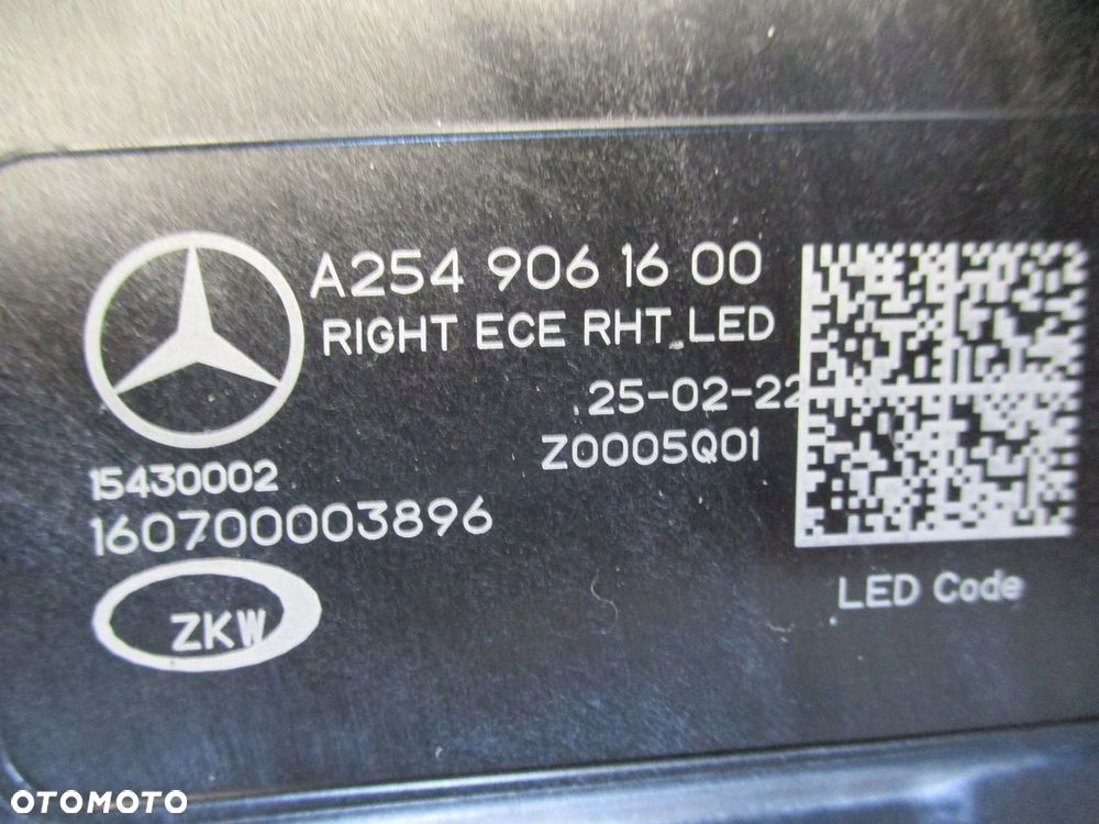 Lampa MERCEDES GLC 254 A2549061600 PRAWA - 6