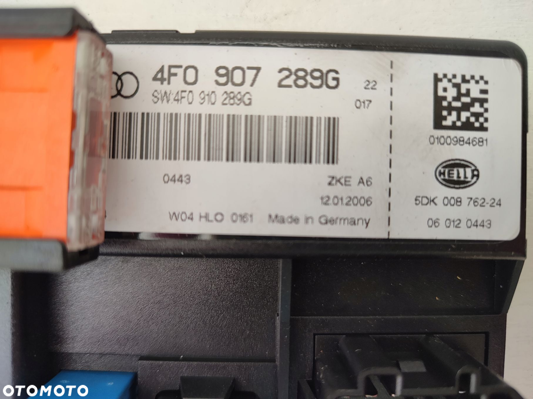 Sterownik moduł komfortu AUDI A6 C6 4F0907289G EUROPA - 3