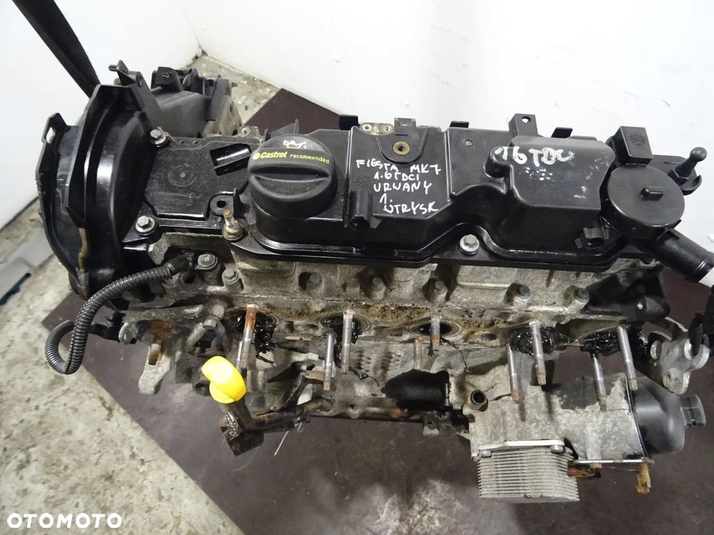 FORD FIESTA MK7 LIFT HB 5D 12-17 1.6TDCI T3JA SILNIK SŁUPEK SPRAWNY ODPALONY URWANY WTRYSK - 2