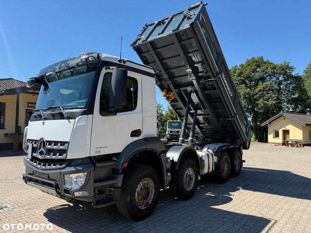 Mercedes-Benz 3246 AROCS wywrotka 3-str. MEILLER, BORDMATIC, 376 t.km.! - 7