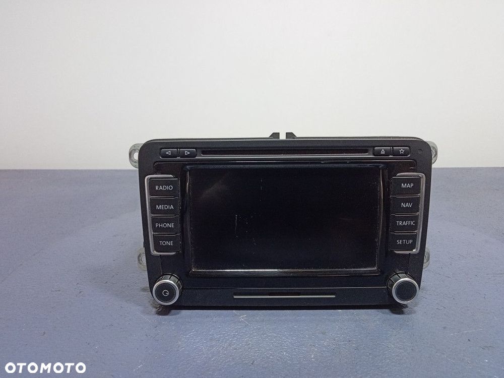 VW PASSAT B7 RADIO NAWIGACJA WYŚWIETLACZ 1T0035680H - 1
